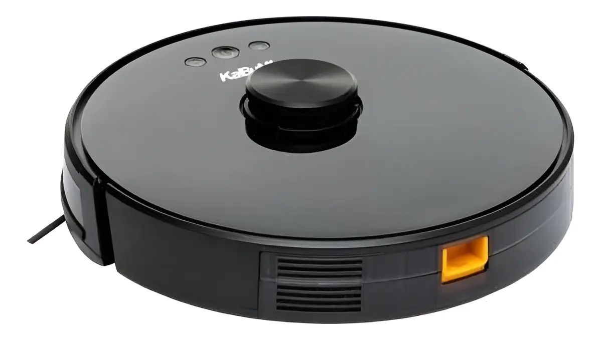 Robo aspirador e passa pano Kabum Smart 700 com mapeamento 3D e base compacta