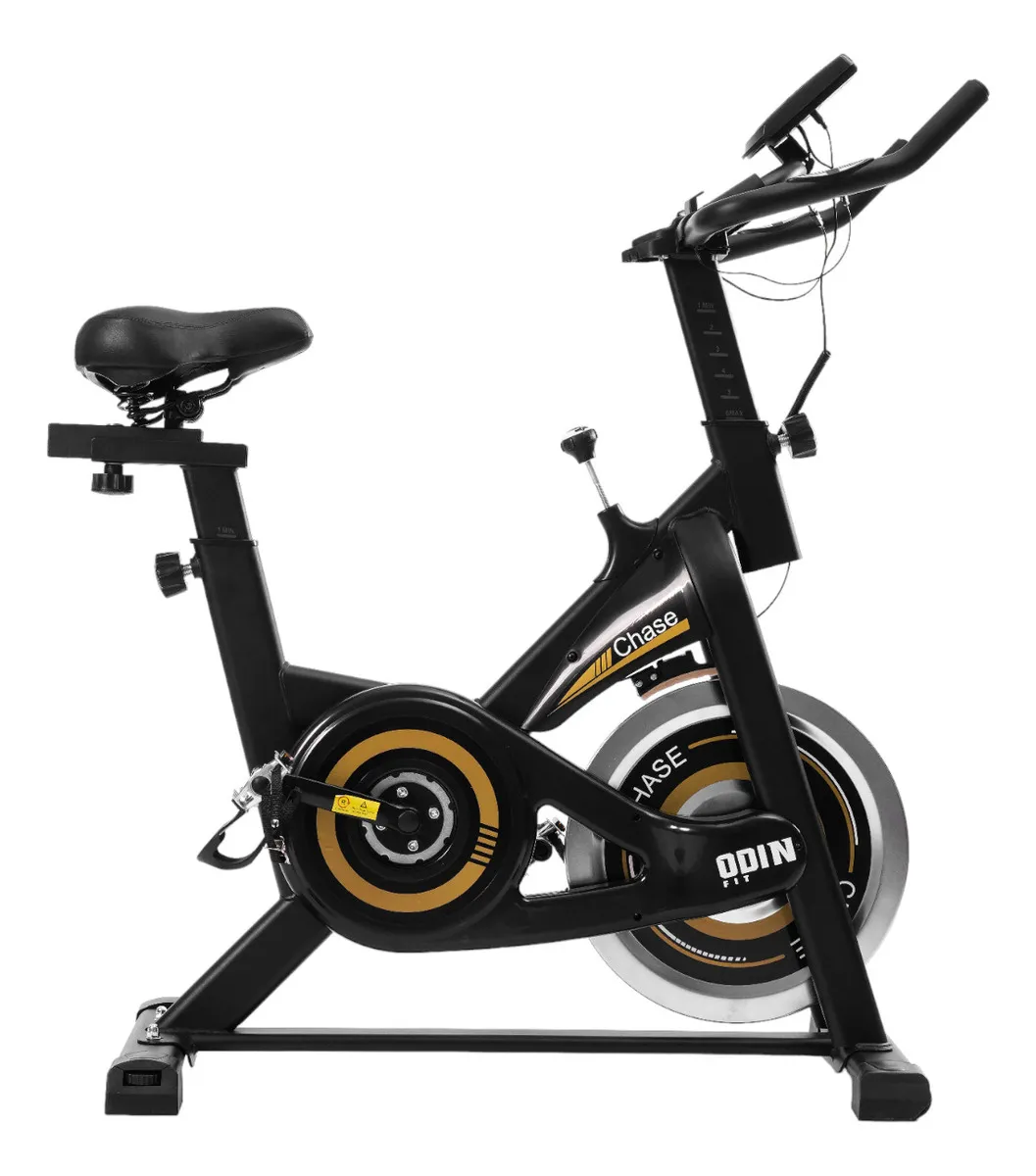 Bicicleta ergometrica de spinning Chase Odin Fit mecanica com roda de inercia de 5 kg