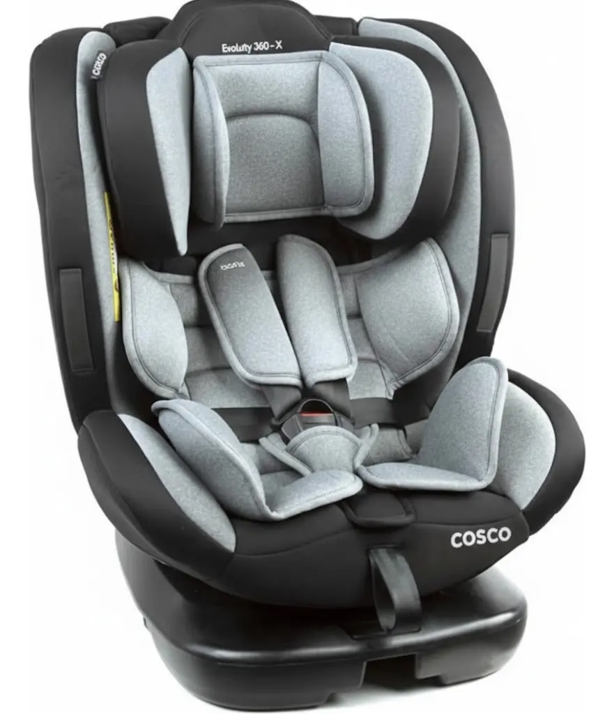 Cadeirinha de carro Cosco Kids Evolutty 360X com giro de 360 graus e Isofix