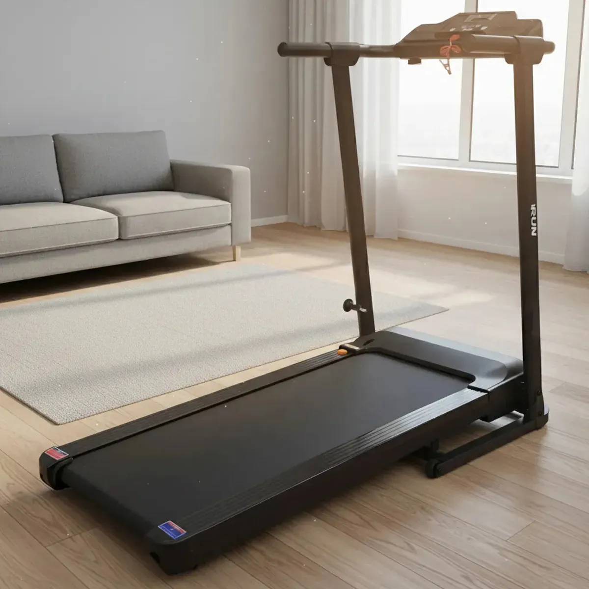 Esteira eletrica MBX DDS Run dobravel bivolt com 10 km/h e suporte de 110 kg