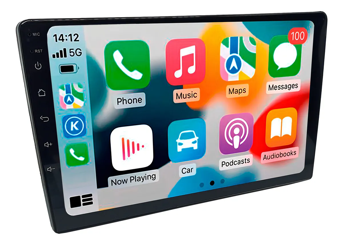 Central multimídia Roadstar RS-915BR Prime de 9 polegadas com Android 12, GPS e Wi-Fi