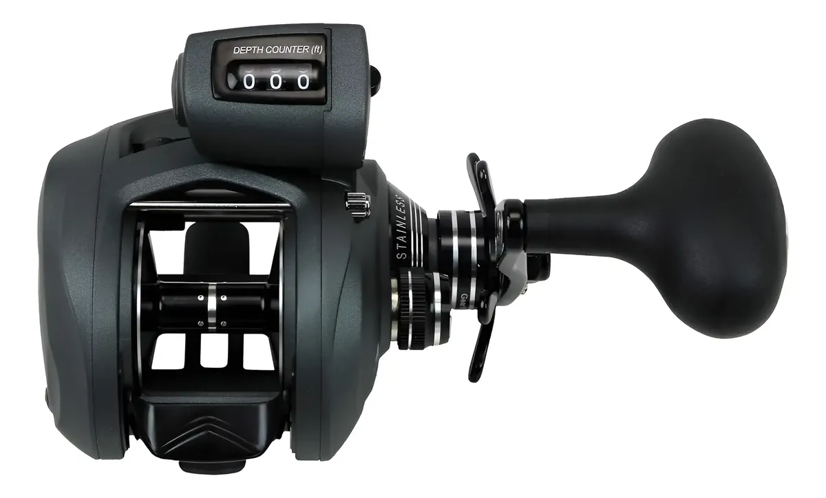 Carretilha Okuma Cold Water SS Low Profile com contador de linha