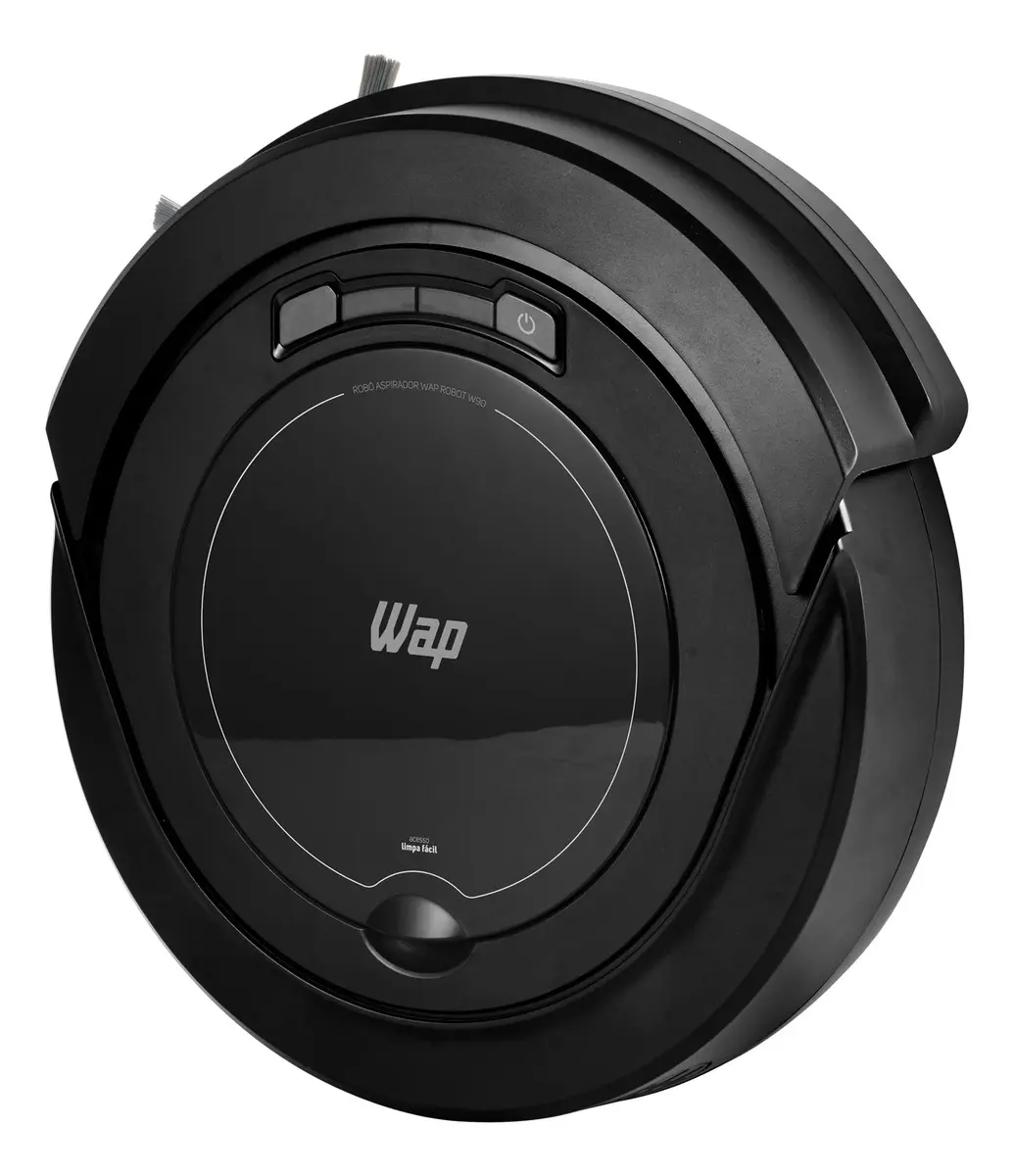 Robo aspirador de po WAP Robot W90 com 8 cm de altura para limpar embaixo de moveis