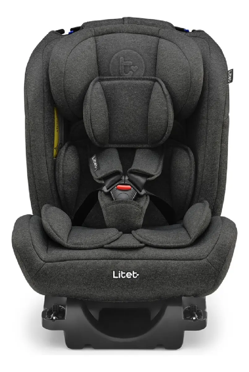 Cadeirinha de carro Litet All Stages com Isofix, rotacao 360 graus e cinto de 5 pontos