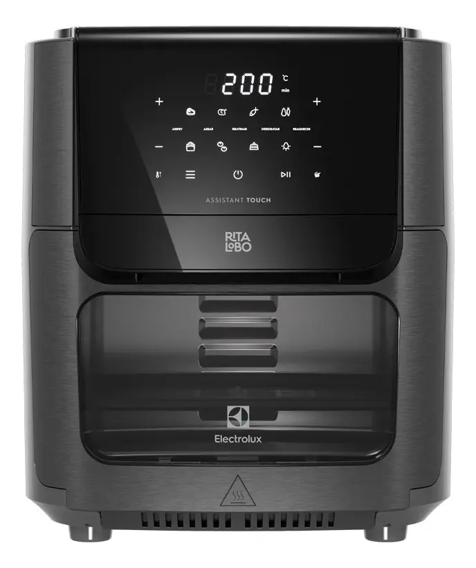Air Fryer Oven Electrolux EAF85 por Rita Lobo de 12 litros com mais de 10 funcoes no painel digital