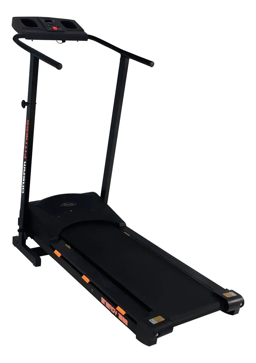 Esteira eletrica dobravel Dream Fitness Energy 1600 ergometrica preta