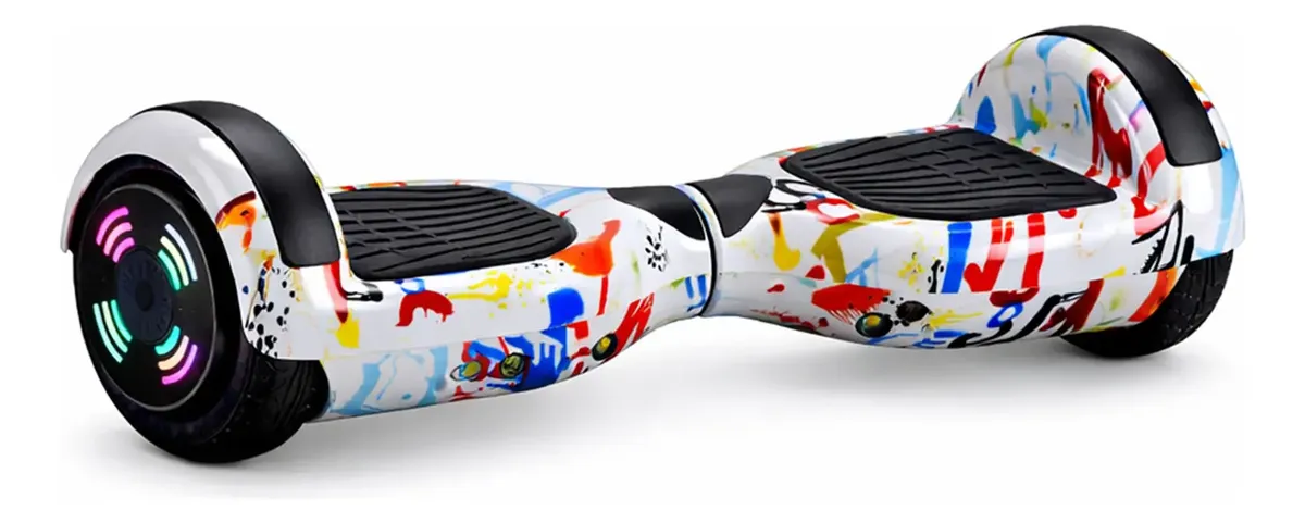 Hoverboard Brinovar Craquelado com acabamento craquelado e Bluetooth