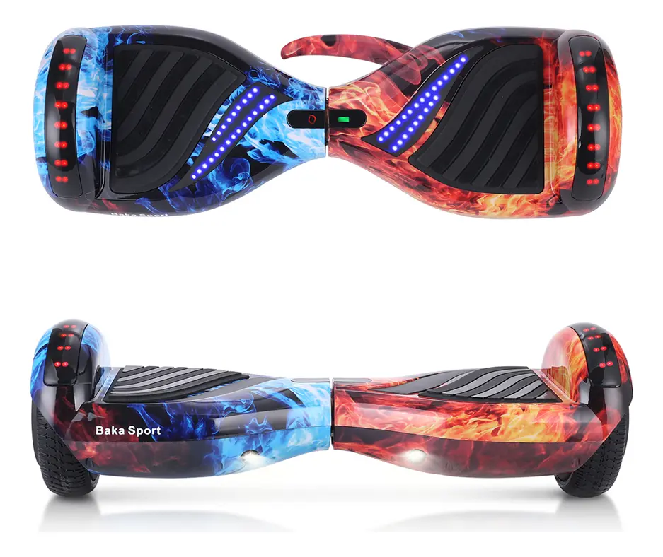 Hoverboard Overboard Céu Azul Estrelado com Bluetooth, LED, suporte de 120 kg e envio Full
