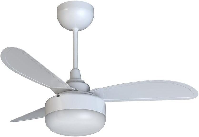 Ventilador de teto Ventisol Fenix branco com motor inverter e controle remoto