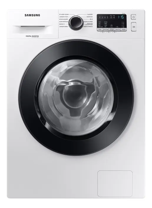 Lava e seca Samsung WD11M branca de abertura frontal com 11 kg